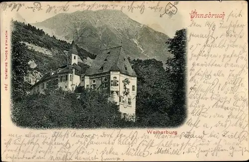 Ak Innsbruck in Tirol, Weiherburg