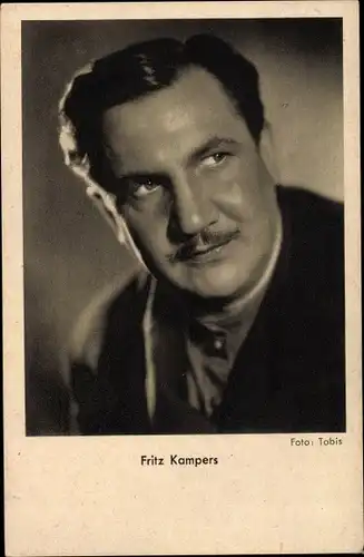 Ak Schauspieler Fritz Kampers, Portrait, Schnurrbart
