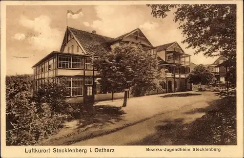 Ak Stecklenberg Thale im Harz, Bezirks Jugendheim