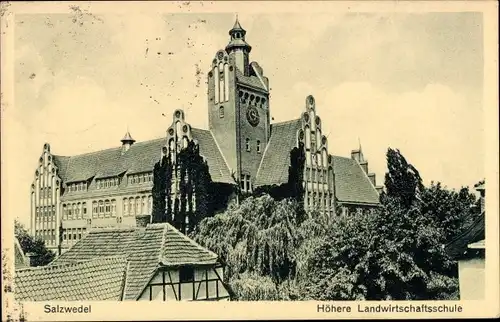 Ak Salzwedel in der Altmark, Höhere Landwirtschaftsschule