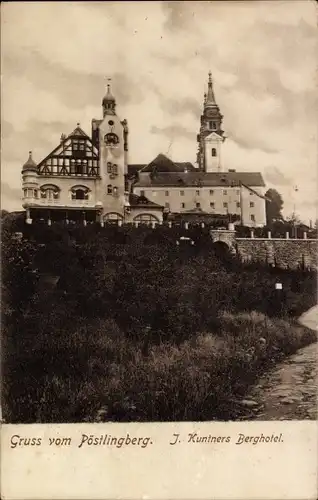 Ak Linz in Oberösterreich, Pöstlingberg, Berghotel