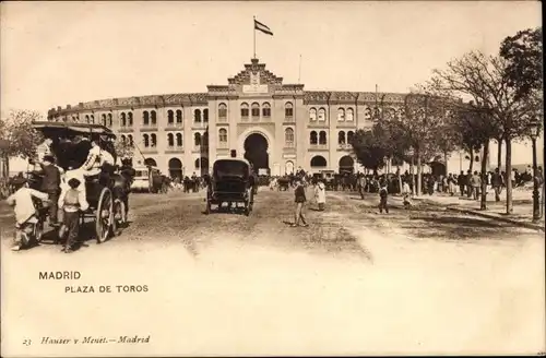 Ak Madrid Spanien, Plaza de Toros