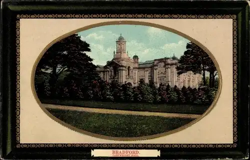 Präge Passepartout Ak Bradford West Yorkshire England, Cartwright Hall