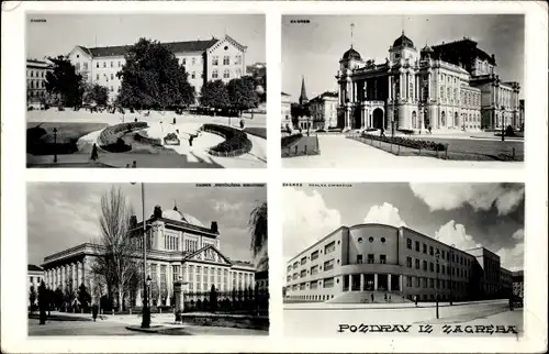 Ak Zagreb Kroatien, Realna Gimnazija, Sveucilistna Biblioteka