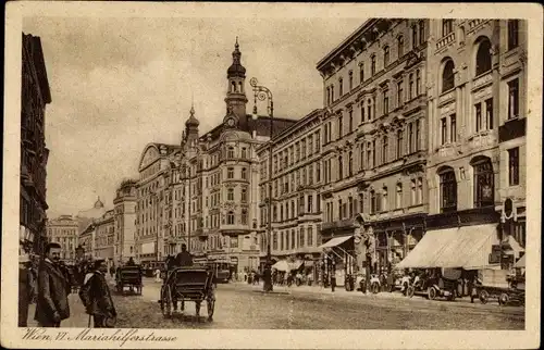 Ak Wien 6 Mariahilf, Mariahilferstraße