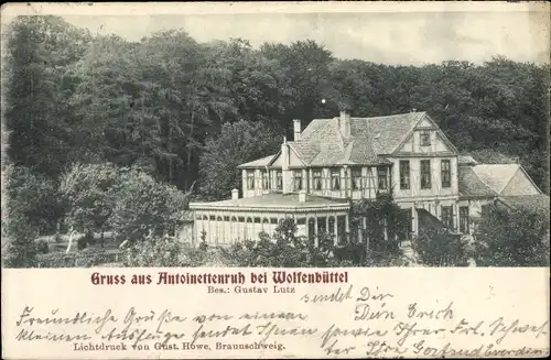 Ak Wolfenbüttel in Niedersachsen, Antoinettenruh