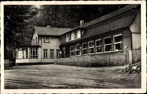 Ak Bad Grund im Harz, Iberger Kaffeehaus, Reichsautostr. 242