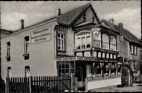 Foto Ak Bad Harzburg am Harz, Hotel Albertsburg