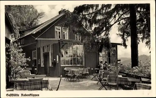 Ak Bad Harzburg am Harz, Gaststätte Rabenklippe