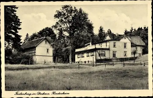 Ak Festenburg Altenau Schulenberg Clausthal Zellerfeld im Oberharz, Kinderheim