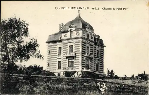 Ak Bouchemaine Maine et Loire, Chateau du Petit Port