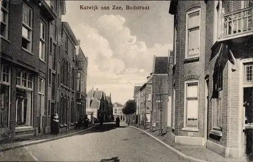 Ak Katwijk aan Zee Südholland Niederlande, Badstraat