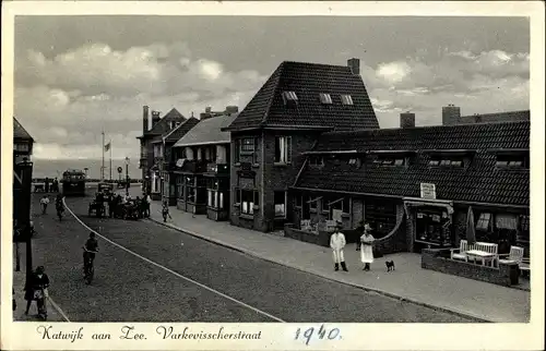 Ak Katwijk aan Zee Südholland Niederlande, Varkevisscherstraat