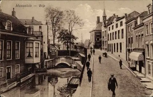 Ak Maassluis Südholland Niederlande, Wip