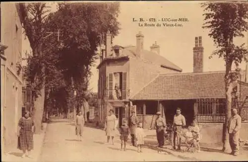 Ak Luc sur Mer Calvados, La Route du Vieux Luc