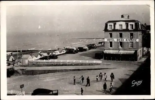 Ak Luc sur Mer Calvados, Hotel Beau Rivage, Un Coin de la Plage