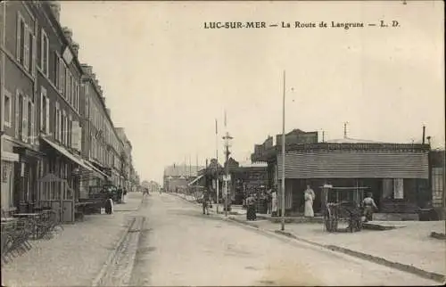 Ak Luc sur Mer Calvados, La Route de Langrune