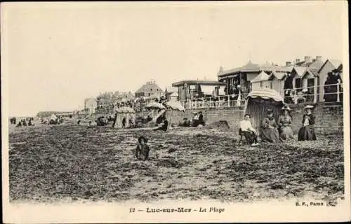 Ak Luc sur Mer Calvados, La Plage