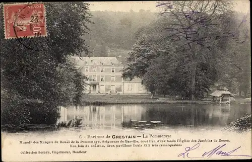 Ak Fatouville Grestain Eure, La Pommeraye, Manoir des Marquis du Houel