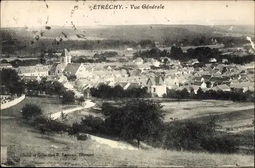 Ak Étréchy Essonne, Vue Generale
