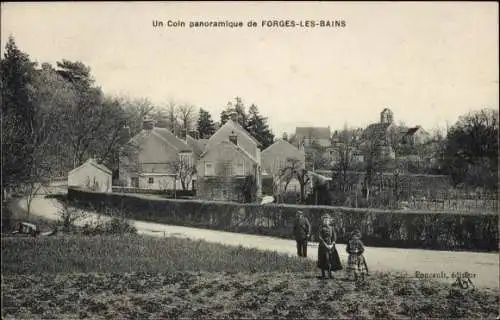 Ak Forges les Bains Essonne, Un Coin panoramique