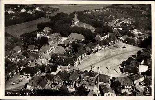 Ak Oldenburg in Holstein, Fliegeraufnahme