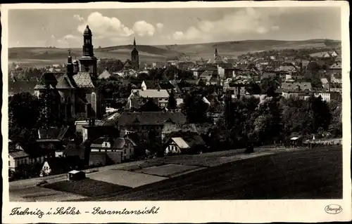 Ak Trzebnica Trebnitz Schlesien, Gesamtansicht