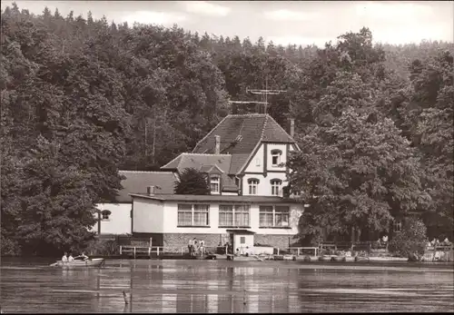 Ak Hainspitz in Thüringen, Konsum Gaststätte Am See