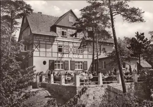 Ak Klettbach in Thüringen, Berggaststätte Stiefelburg
