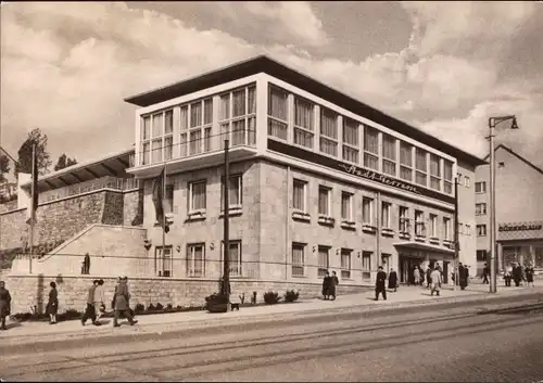 Ak Nordhausen am Harz HO Gaststätte Stadt Terrasse