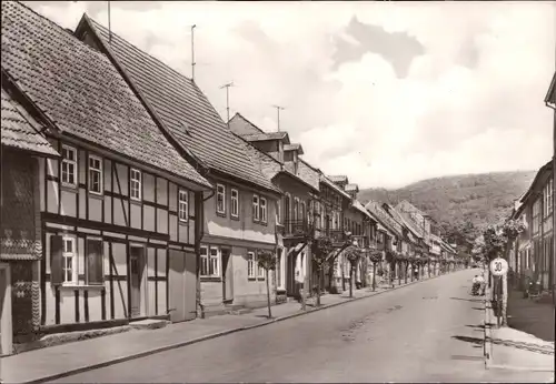 Ak Neustadt im Harz Harztor Thüringen, Burgstraße