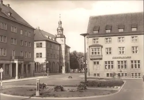 Ak Nordhausen am Harz, Lutherplatz, Kreissparkasse