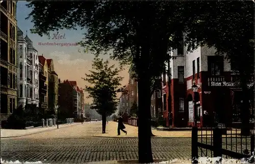 Ak Hansestadt Kiel, Hardenbergstraße