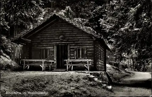 Ak Windischeschenbach in der Oberpfalz, Blockhütte in Waldnaabtal