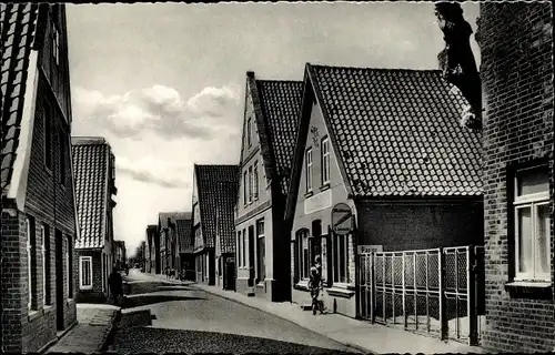 Ak Altenbruch Cuxhaven in Niedersachsen, Lange Straße