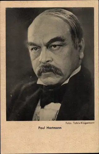 Ak Schauspieler Paul Hartmann, Portrait