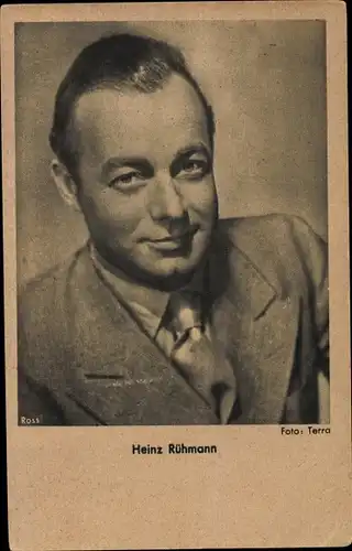 Ak Schauspieler Heinz Rühmann, Portrait