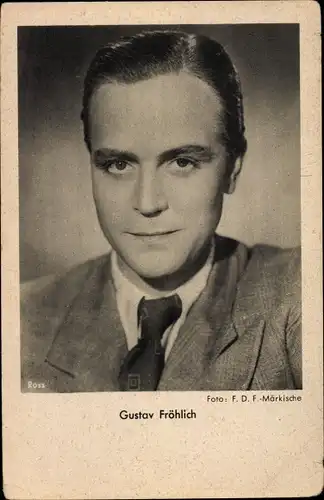 Ak Schauspieler Gustav Fröhlich, Ross Verlag