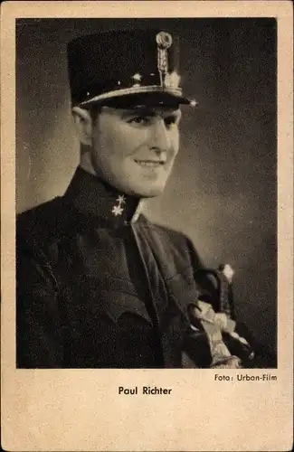 Ak Schauspieler Paul Richter, Portrait in Uniform