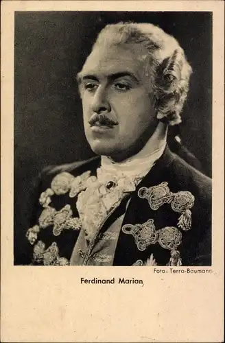 Ak Schauspieler Ferdinand Marian, Portrait