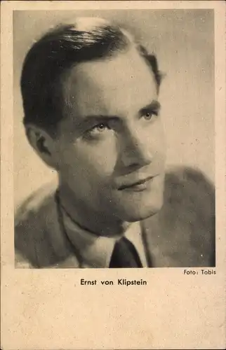 Ak Schauspieler Ernst von Klipstein, Portrait