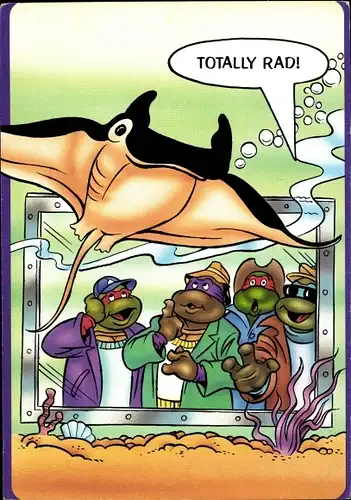 Ak Comic, Teenage Mutant Ninja Turtles, Schildkröten, Rochen