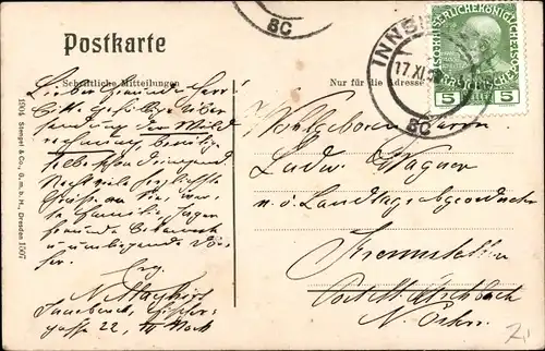 Ak Hötting Innsbruck in Tirol, Teilansicht mit Kirchturm