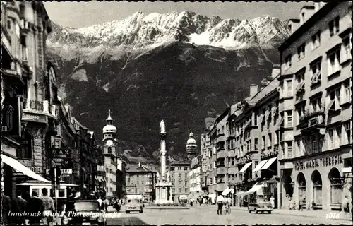 Ak Innsbruck in Tirol, Maria-Theresien-Straße