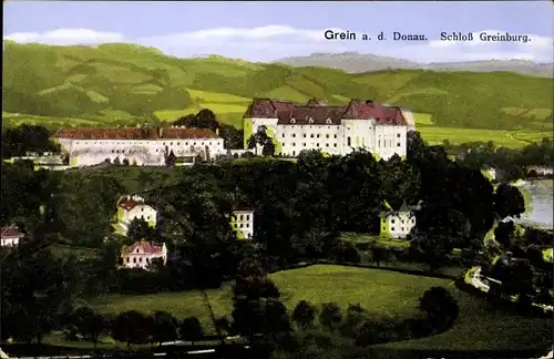Ak Grein an der Donau Oberösterreich, Schloss Greinburg