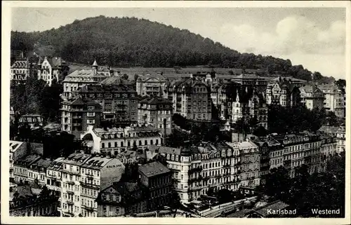 Ak Karlovy Vary Karlsbad Stadt, Westend