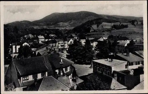 Ak Rožnov pod Radhoštěm Rosenau unter Radhost Region Zlin, Teilansicht der Stadt