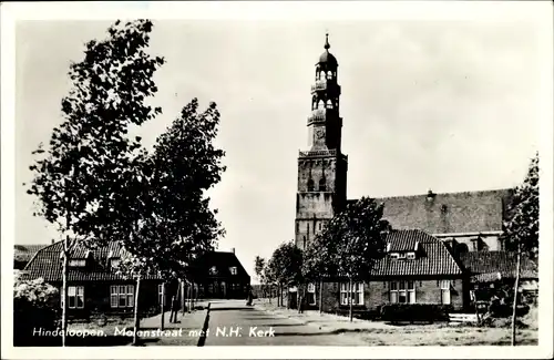 Ak Hindeloopen Hylpen Hindeloope Friesland Niederlande, Molenstraat, N. H. Kerk