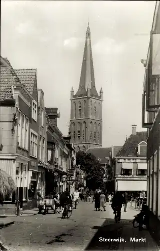 Ak Steenwijk Steenwijkerland Overijssel, Markt