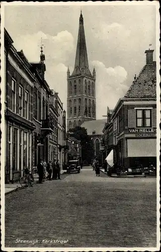 Ak Steenwijk Steenwijkerland Overijssel, Kerkstraat